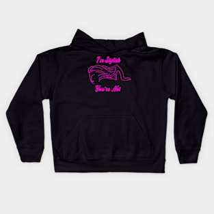 Stylish Cool Fashion Girl Design Kids Hoodie